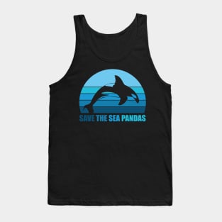 Save the Sea Pandas Tank Top